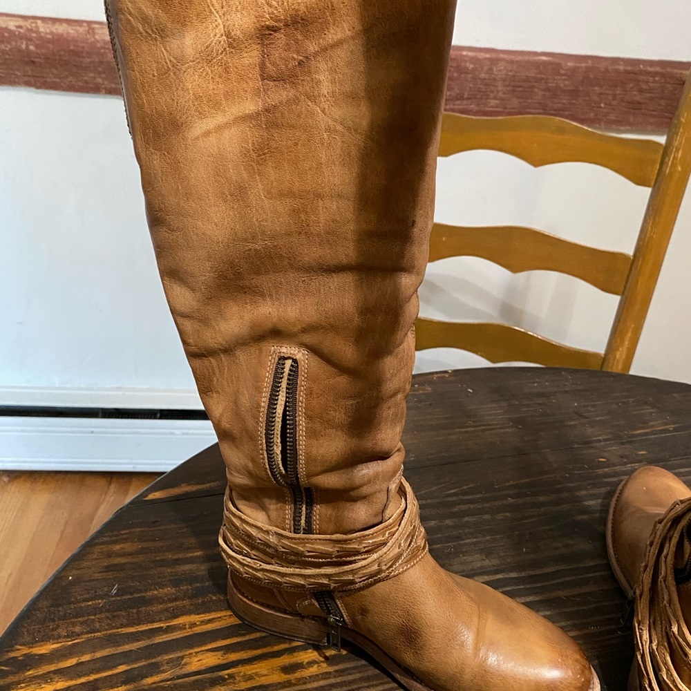 Bed Stu Brown Leather Knee-High Boots - Picture 5 of 7